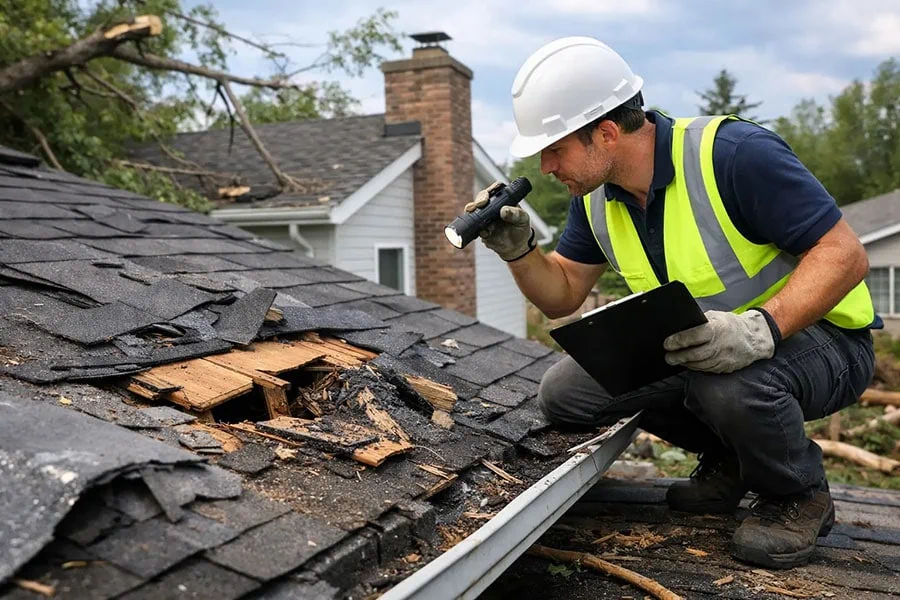 Storm Damage Roof Inspection in Tampa: What Roofers Look For After Severe Weather